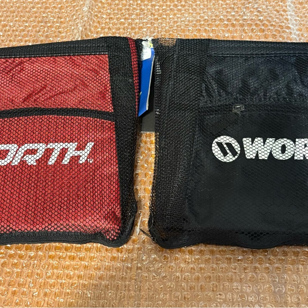 Worth Men's Red and Black Bag